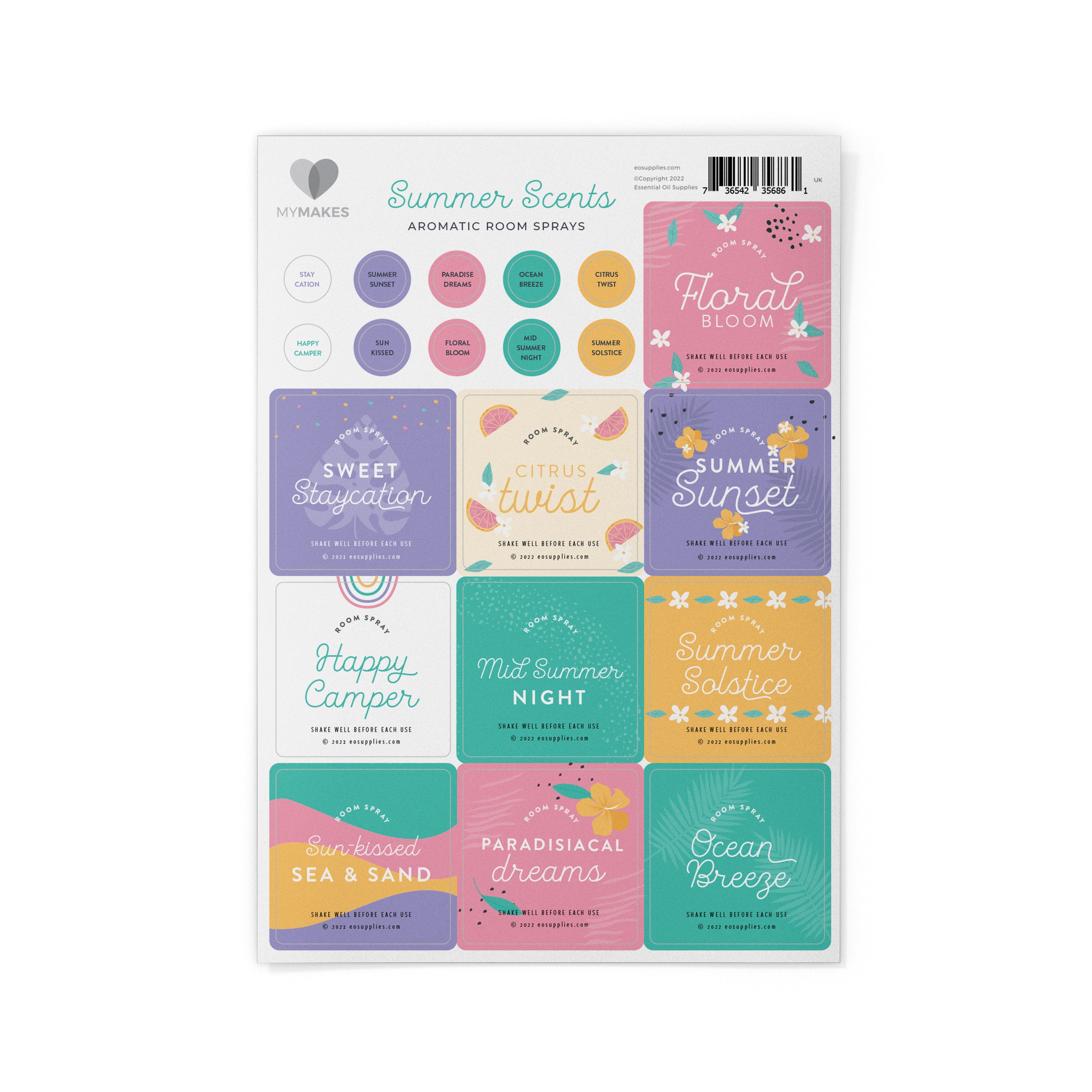 MyMakes: Summer Scents Aromatic Room Sprays