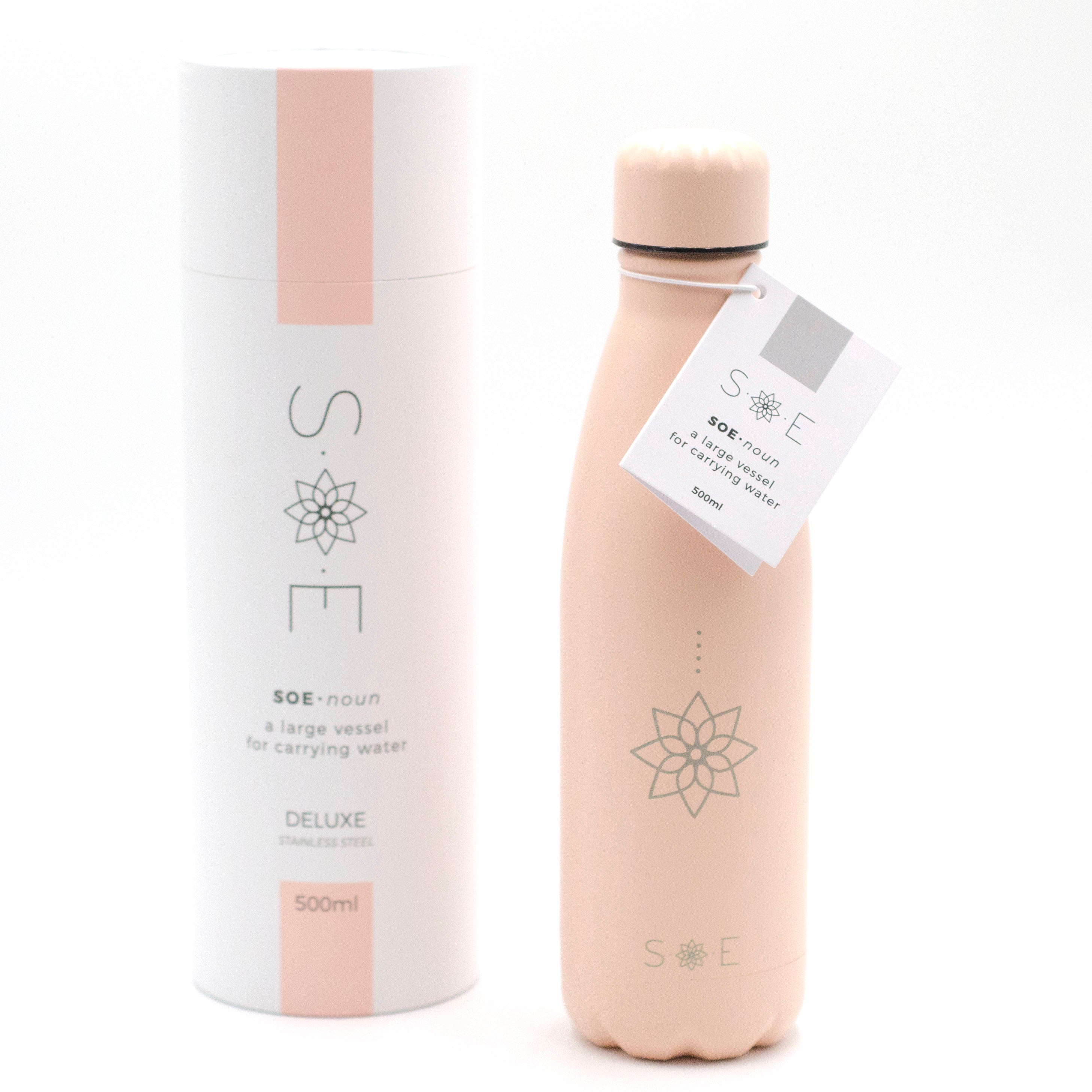 SOE Deluxe 500ml Drinks Bottle - Rose