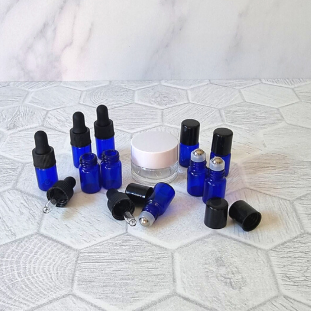 Experience Kit - Bottles & jar - with printed cards & labels