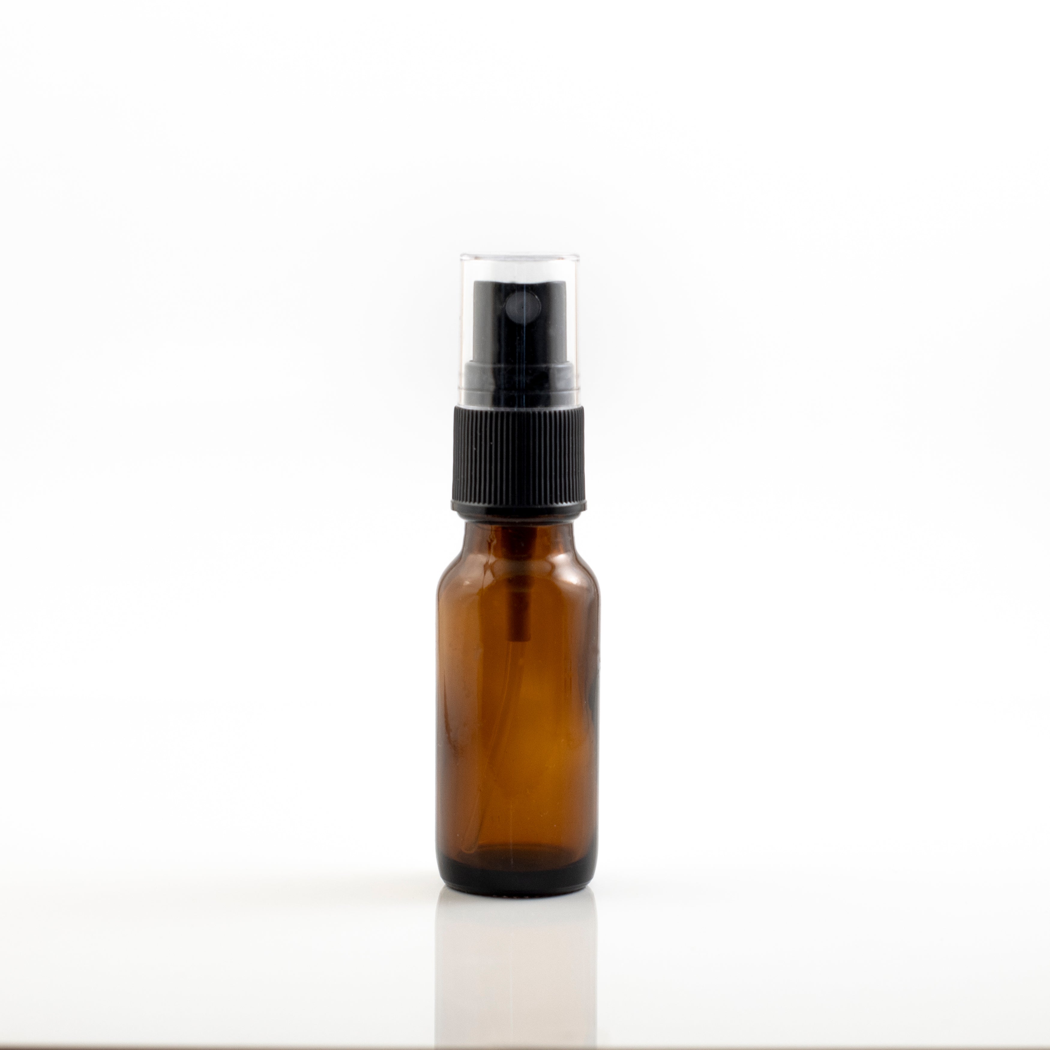 15ml Amber Glass Bottle with Spray Head (5 pack)