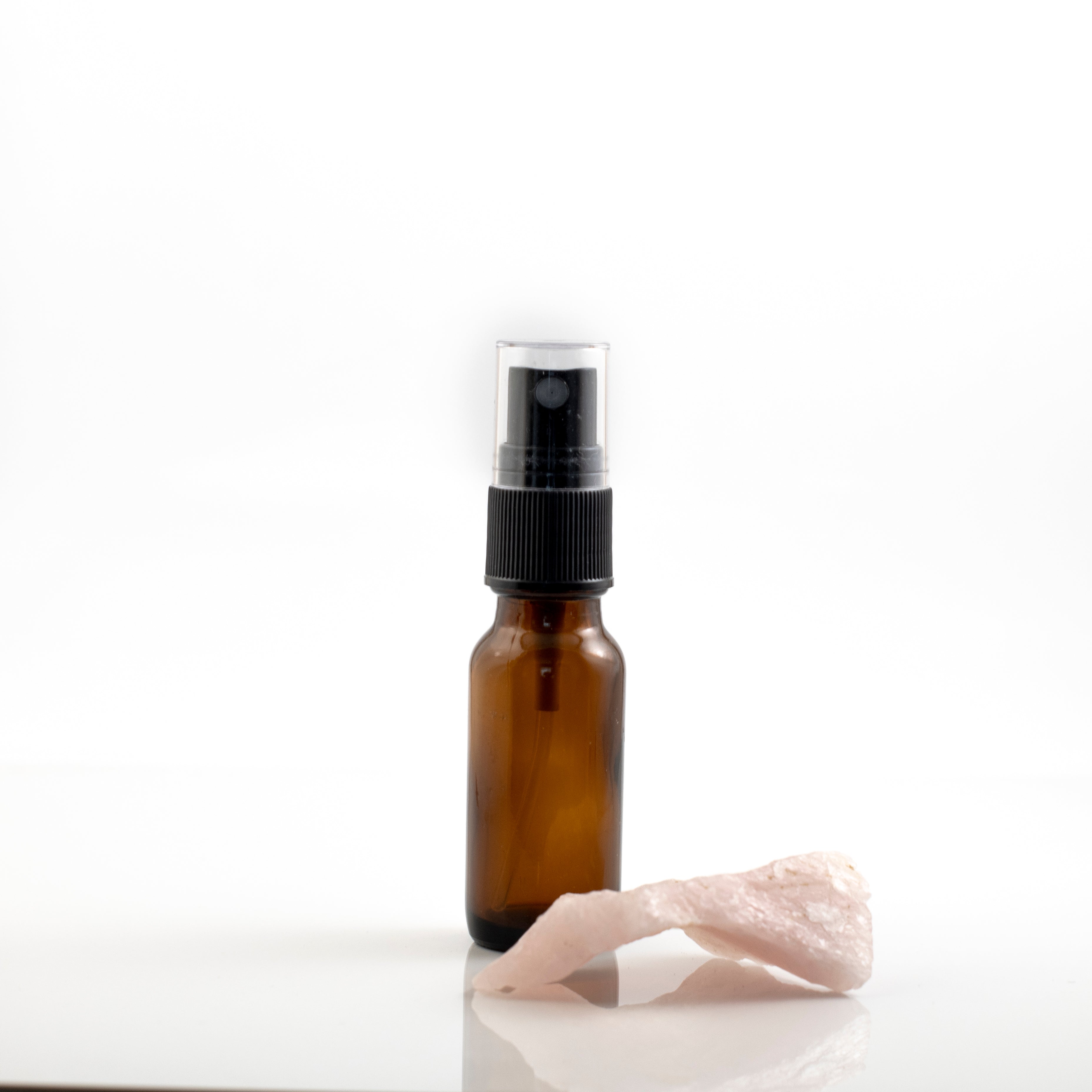 15ml Amber Glass Bottle with Spray Head (5 pack)