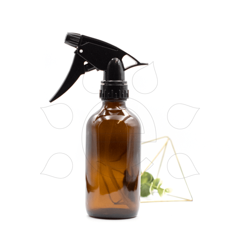 240Ml Amber Glass Trigger Spray Bottle Containers