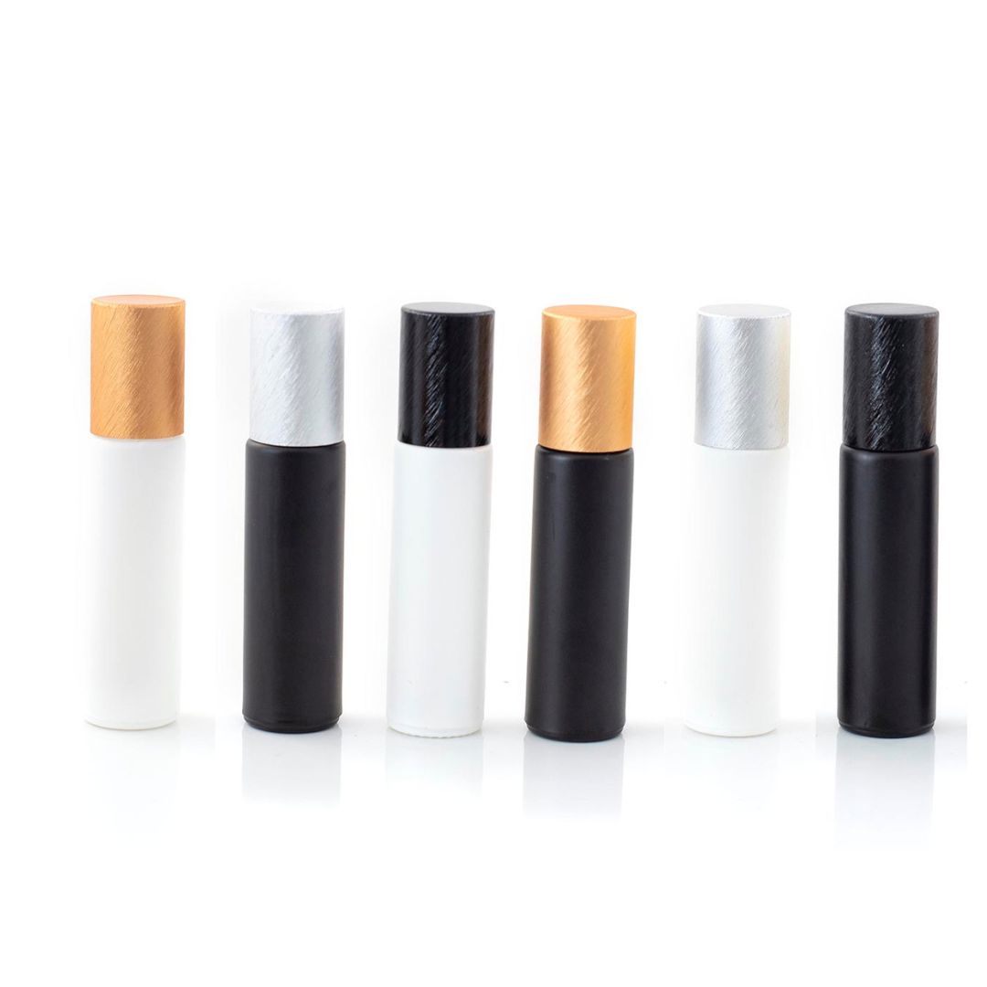 10ml Matte Deluxe Glass Roller Bottle Variety Pack (6 Pack)