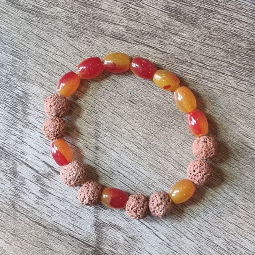 Fire Bead Diffuser Bracelet