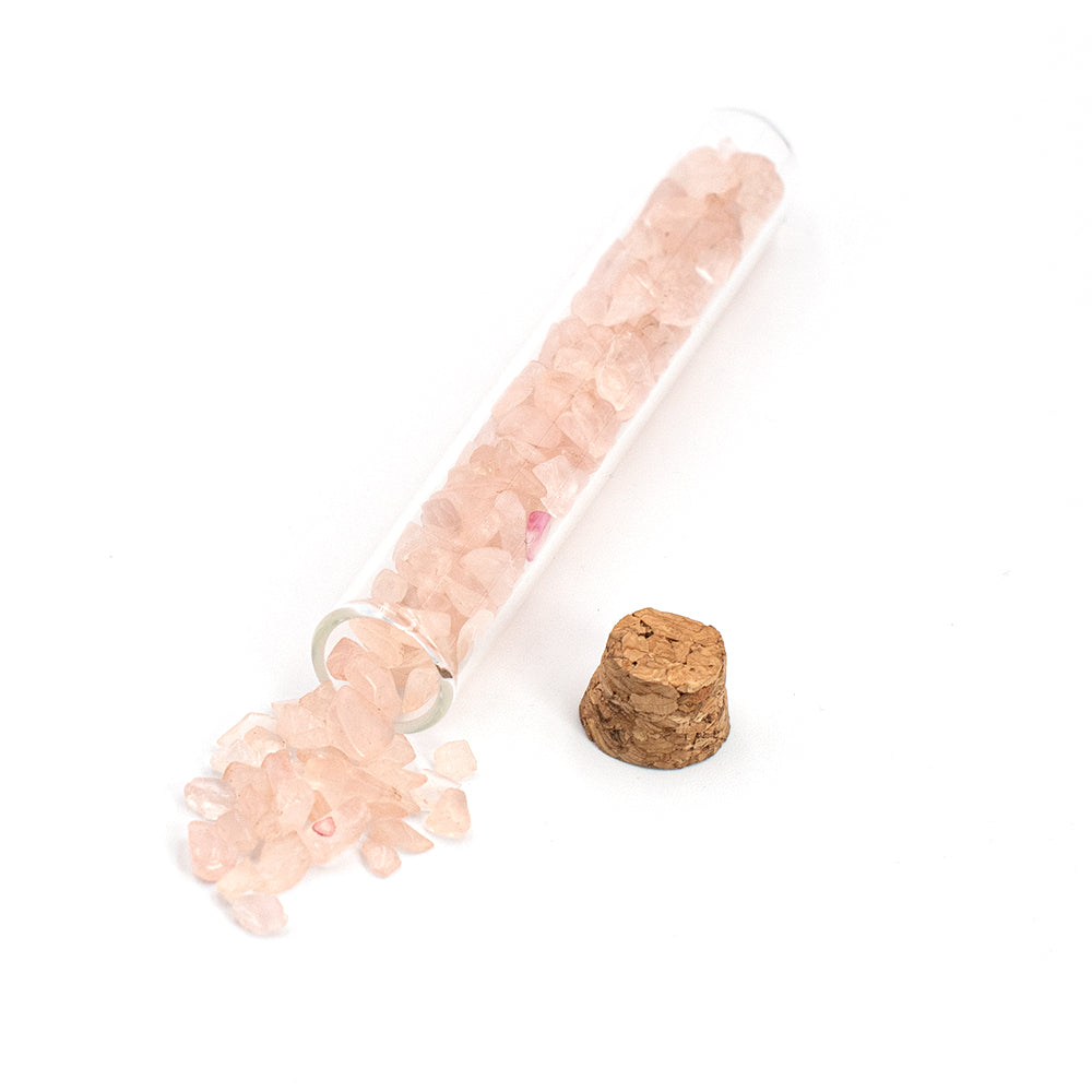 Rose Quartz Tumbled Gemstone Chips (10g)