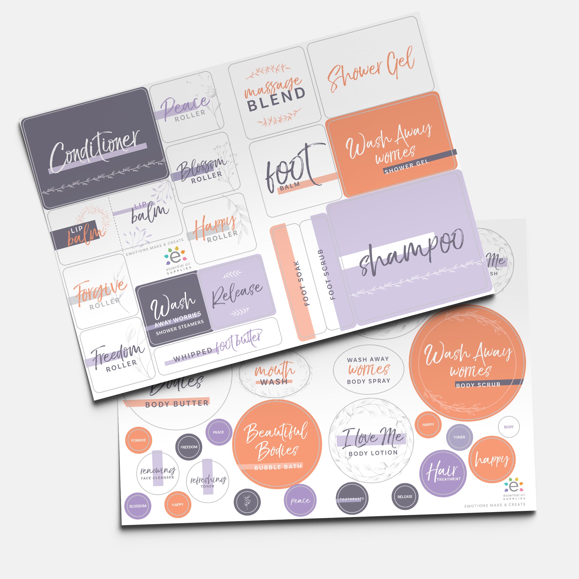 Essentially Balanced Emotions Make & Create Recipe Book with Trish Nash (includes over 40 labels)