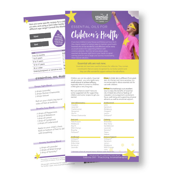 Essential oils for Childrens health