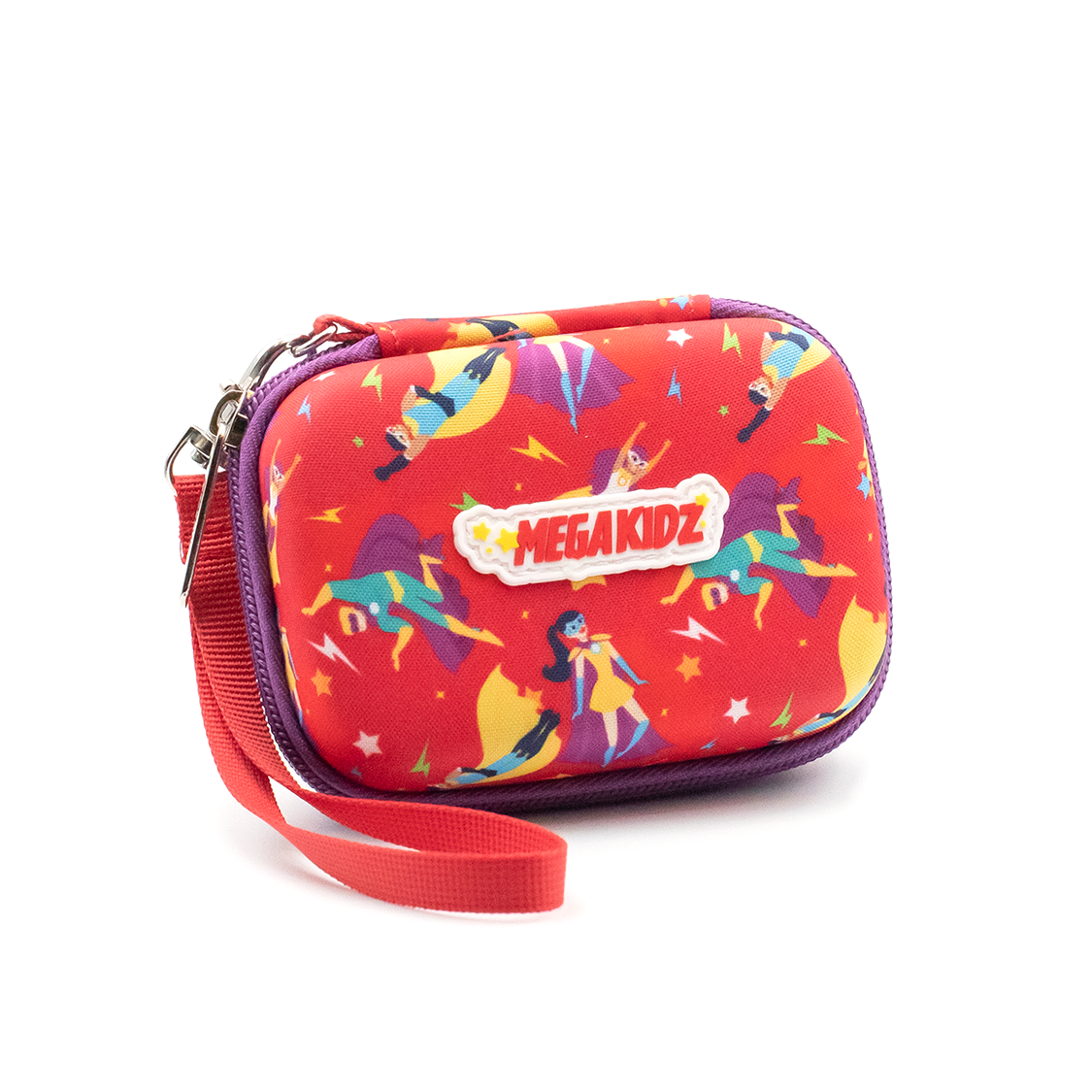 Mega Kidz Hard Shell Oil Case & Wristlet with 5ml Amber bottles & colour caps