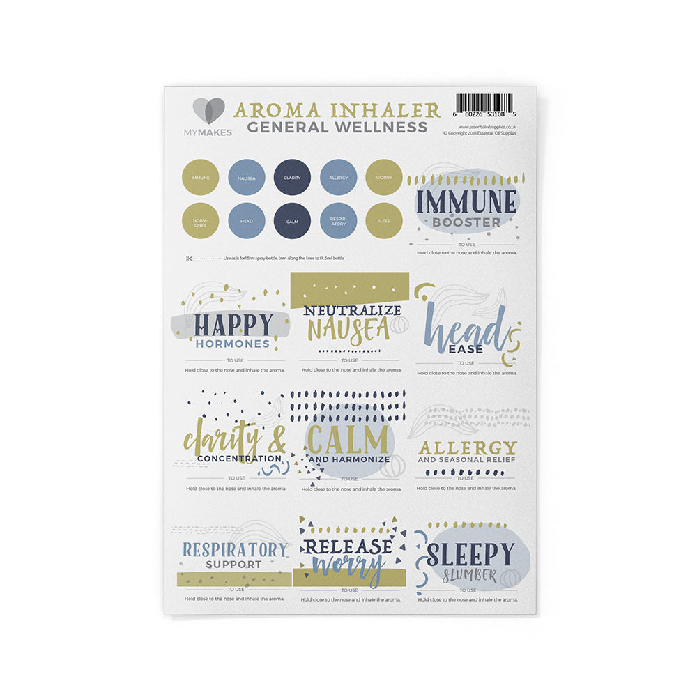 MyMakes : Aroma Inhalers for Supporting General Wellness (Single Set)