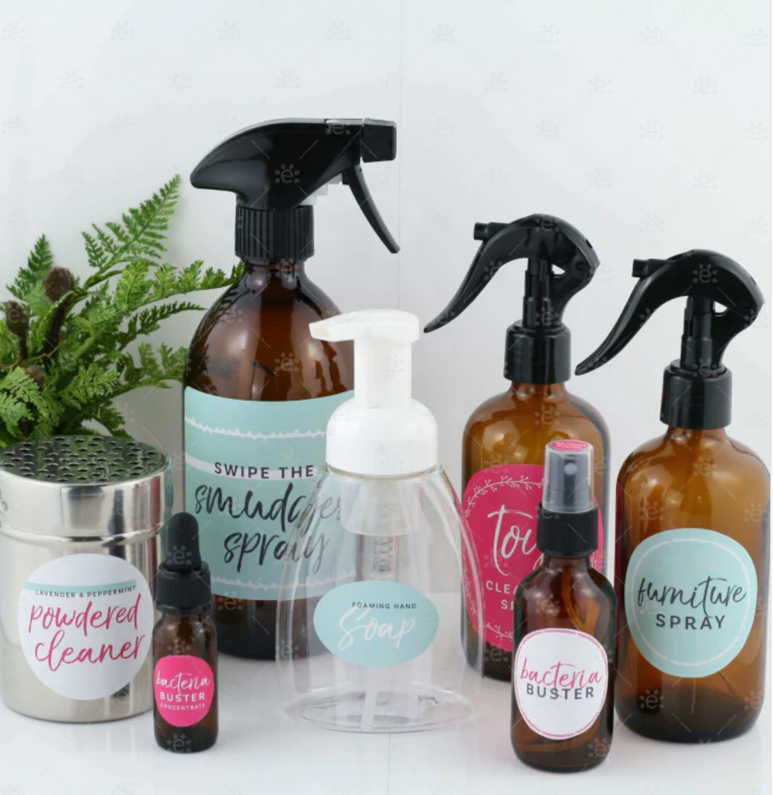 Clean Home Replacement Label Sheet Set (2 sheets)