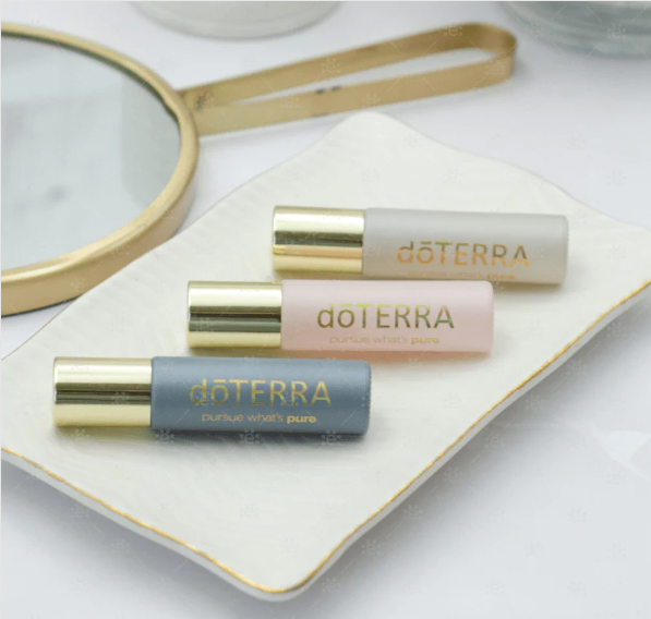 10ml dōTERRA Nordica Roller Bottle with Gold Caps (3pk)