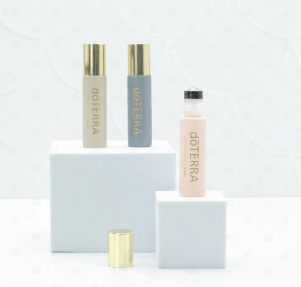 10ml dōTERRA Nordica Roller Bottle with Gold Caps (3pk)