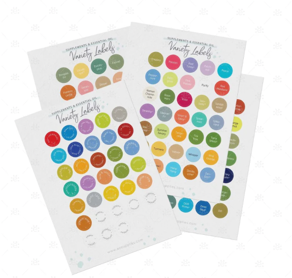 dōTERRA® Every Oil & Supplements Label Sheets (7 sheets)