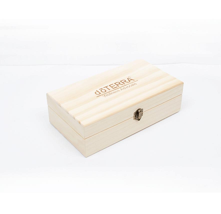 dōTERRA Wooden Storage Box (holds 24 bottles & FCO)